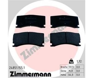 ZIMMERMANN Forros de Freno Delantero para Jaguar Xk Cabriolet Peugeot RCZ 308 II