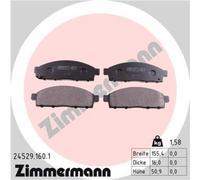 ZIMMERMANN Forros de Freno Delantero para Mitsubishi L 200 / Tritón Pajero Sport