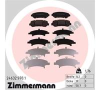 ZIMMERMANN Forros de Freno Delantero para Nissan Qashqai + 2 i . X-Trail Suzuki