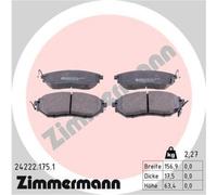 ZIMMERMANN Forros de Freno Delantero para Subaru Forester Legacy IV Familiar