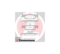 ZIMMERMANN Juego de pastillas de freno Delantero Foto correspondiente a la entrega 25702.180.1 Juego de pastillas de freno Compatible con DACIA LOGAN MCV II, RENAULT Twingo 3 Hatchback BCM, BCA, SMART