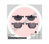 ZIMMERMANN 23447.170.1 Juego de pastillas de freno