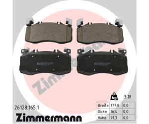 ZIMMERMANN Pastillas de Freno Delantero para Mercedes Clase A Cla H247 W177