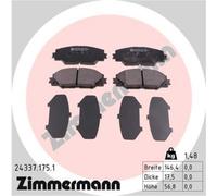 ZIMMERMANN Pastillas Freno Delant. para de Goma Toyota Auris