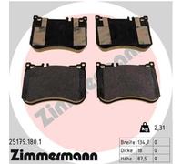 ZIMMERMANN Pastillas Freno Delant. para MERCEDES-BENZ CLASE S Sl