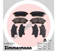 ZIMMERMANN Pastillas Freno Delant. para Suzuki Swift IV Mazda 2