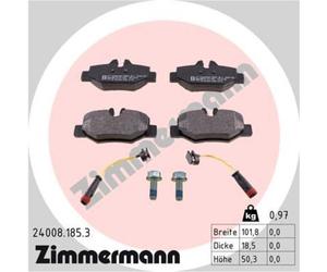 ZIMMERMANN Pastillas Freno Trasero para Mercedes-Benz Bus Vito/Mixto Caja