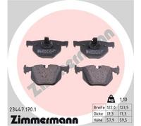 ZIMMERMANN Pastillas Freno Trasero Sistema ATE - Teves para BMW