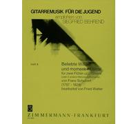 ZIMMERMANN SCHUBERT FRANZ - BELIEBTE WALZER UND MOMENT MUSICAL - 2 FLUTES ET GUITARE