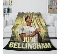 ZIMONJO Bellingham Manta Cálida - Fútbol Cobija Guay Regalo Cumpleaños para Esposo Novio Novia Vecino - Sala De Estar/Dormitorio/Sofá/Decoración 40x50inch(100x130cm)