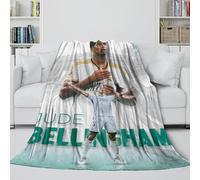 ZIMONJO Bellingham Manta Franela - Fútbol Cobija Guay Regalo Cumpleaños para Hermana Hermano Sobrino Sobrina Colega - Sofá Cama Viaje Acampada Decoración 60x80inch(150x200cm)