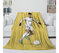 ZIMONJO Guler Manta Franela Impresa 3D - Fútbol Cobija Guay Regalo Cumpleaños para Hermana Hermano Sobrino Sobrina Colega - Sofá Cama Silla Cuna Decoración 50x60inch(127x152cm)