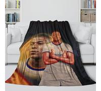 ZIMONJO Mbappe Manta Suave Esponjosa - Fútbol Manta Guay Regalo Cumpleaños para Hermana Hermano Sobrino Sobrina Colega - Cama Sofá Oficina Cuna 70x80inch(180x200cm)