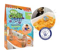 ZIMPLI - Eco Gelli Baff Naranja, 1 baño o 6 usos de juego, simplemente añade agua para crear una sustancia pegajosa colorida, juguete de baño ecológico, certificado biodegradable