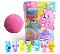 ZIMPLI - Grandes Care Bears Bomba de baño sorpresa, 7 juguetes de cuidado de oso coleccionable en total, uno por bomba de baño, juguete de baño coleccionable para niños, para llenar las medias de