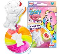 Zimpli Kids Care Bears Bomba de baño CREA mágicamente un Efecto Especial Arco Iris, cumpleaños, Navidad, Regalo para llenar los Fondos, Juguete de baño para niños, Juguete de Plata de Bolsillo