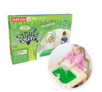 Zimpli Kids - Eco Slime Play Green, Convierte mágicamente el Agua en pegajosa y Colorida, Juguetes de Aprendizaje Preescolar respetuosos con el Medio Ambiente para niños pequeños, Juguete de Juego
