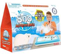 Zimpli Kids - SNO Adventures Arctic Pack, Paquete de 5 usos, 8 Figuras árticas, Bandeja Inflable, Juego sensorial imaginativo, Juguete sensorial para niños para Interiores y Exteriores, Regalo