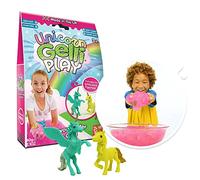 Zimpli Kids Unicorn Gelli Play Pink de Zimpli Kids, 2 Figuras de Unicornio, Convierte mágicamente el Agua en una Sustancia Viscosa Gruesa y Colorida, Regalo de cumpleaños de fantasía para niños de 3