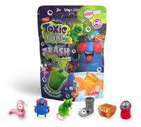 ZIMPLI Toxic Tubz Bomba de Baño Sorpresa Trash, 1 de 6 Juguetes repugnantes para coleccionar, 1 para Baff Bomb, pequeños Regalos para niños con Bolsillo de Bolsillo, Figuras coleccionables