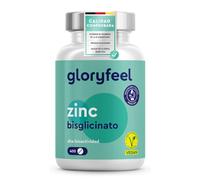 Zinc 25mg - 400 Tabletas (+1 año) - Bisglicinato de Zinc puro (Quelato de Zinc) - Zinc elemental de alta biodisponibilidad - Probado en laboratorio en Alemania