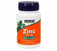 Zinc 50 MG 100 Tabletas De Now Foods