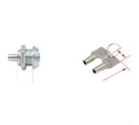 Zinc Alloy Light Box Lock para mini Push Press 1.1cm Zinc Alloy | para durable Zinc Alloy, Compact 1.1x1.2cm Size, Secure Push-press Mechanism, para ideal para For Advertising Light Boxes