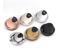 Zinc Alloy Round Desk Cable Hole Cover 50mm 53mm 60mm 80mm Computer Table Wire Grommet Pass Through, Metal Line Organizer for Office Furniture(1PCS Antique Brass,80mm)