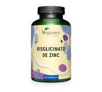 Zinc Bisglicinato 25 mg | Puro Sin Aditivos | 300 Cápsulas | Para Pelo, Piel, Uñas y Reforzar Sistema Inmunológico | Bisglicinato de Zinc Alta Biodisponibilidad | Testado en Alemania | Vegavero