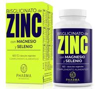 Zinc Bisglicinato con L-Carnitina, Calcio, Magnesio, Vitaminas C D3 y Cobre
