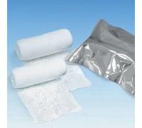 Zinc cola compresa ratiomed, 10 cm x 5 m, color blanco, individualmente empaquetado (10 unidades.)