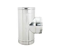 Zinc Group Empalme a T braga MF Codino F inoxidable 100 mm 5 decimi AISI 304