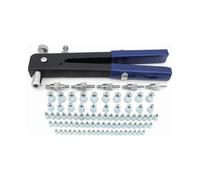 Zinc Plated Carbon Steel Rivet Nuts Kit, Strong Rust Resistance for Various Sizes