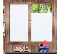 Zindoo Vinilos para Ventanas 105 X 200 cm Vinilos para Cristales Blanco Mate Vinilos Decorativos Cristales Laminas para Ventanas Privacidad del Bano