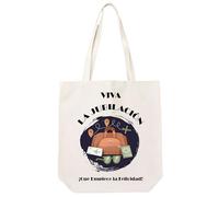 Zinello Design Bolsa Tote Viva la Jubilación Regalo Despedida Trabajo - Bolso Algodón 100% Jubilado Hombre Mujer - Regalo Compañero Trabajo Original