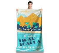Zinello Design Toallas Playa Microfibra 160x80 Antiarena Personalizada Secado Rápido Absorción Superior Regalo Original Piscina Gimnasio Bolsa Toalla Divertida