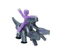 Zing StikBot & Mega Monster Stop-Motion Animation Pack - Figura Exclusiva, Juguete Creativo para niños a Partir de 4 años (Plata + Morado Lavanda)