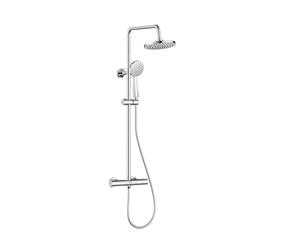 Zing2 - Barra desviadora rígida termostática ajustable, cromada