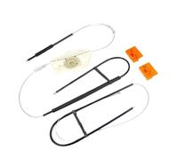 Zingori Elevalunas de coche Kit de reparación regulador ventanilla eléctrica, puerta delantera izquierda del coche para A4 B6 B7 2001 2002 2003 2004 2005 2006 2007 2008