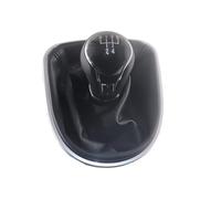 Zingori Pomo de palanca de cambios de coche Perilla de palanca cambios para maletero, manija cuero para Seat para Altea 2004-2012, para Leon II 2005-2012, para Toledo III 2004-2009(5 speed)