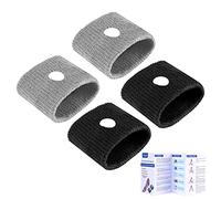 Zingso Pulsera de acupresión contra Las náuseas (4 Unidades, antináuseas, para Marea Embarazada, Vuelo, Inusual sin Efectos Secundarios, Ideal para niños, Adultos, Vacaciones y Viajes), 2 Pares.