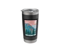 Zinio National Park Utah Mountain Landmark Travel Souvenir Vaso térmico de acero inoxidable de doble pared