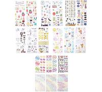 Zink Conjuntos de Adhesivos Coloridos y Decorativos para proyectos de Papel fotográfico instantáneo (Mint, Snap, Zip, Pop, Z2300): 9 Conjuntos únicos.