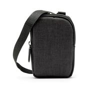 Zink Soft Camera Case - Cámara pequeña de impresión instantánea y Bolsa de Impresora con Bolsillo de Papel fotográfico, Cierre de Cremallera y Bandolera - Negro