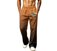 zinmave Pantalon Chandal Hombre con Bolsillo Cintura Elástica Ropa Hombre Halloween Pantalon Vintage Ligera Moda Pantalones Otoño Invierno Calle Trabajo 13 S