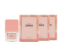 ZINNIA - Flor de Zinnia Pack de 3 x 30 ml, Colonia Mujer, Formato Viaje en Spray, Zinnia Perfume Mujer, Eau de Toilette Femenina, Aroma Dulce Afrutado, Fragancia Fresca de Larga Duración