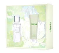 ZINNIA - Original Colonia 100 ml + Loción Corporal 75 ml, Estuche de Regalo Mujer, Perfume Formato Spray, Eau de Toilette Femenina, Aroma Cítrico y Floral, Fragancia Fresca de Larga Duración
