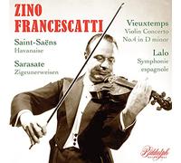 Zino Francescatti joue Lalo, Vieuxtemps, Saint-Saëns et Sarasate.