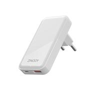 Zinooy Cargador USB C, Cargador Plano 2 Puertos con Salida 20W PD, Carga Rápido para iPhone 15/15 Pro 14 13 12 11 SE y Sumsung, Tamaño Delgado para Cualquier Espacio Reducido