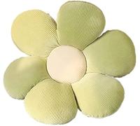 Zinsale Lindo cojín de Suelo de Flores Cojín de Flores Cojín de decoración de Almohada para Adolescentes Niñas Juguete de Peluche de Felpa para niños Dormitorio (Verde, 40cm)